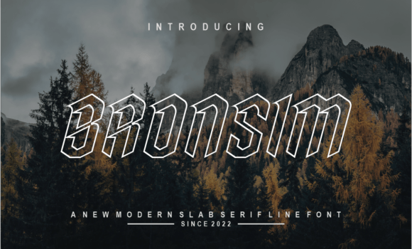 Bronsim Font Fonts Free Download Bronsim Font - Featured Image