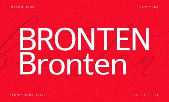 Bronten Font - Featured Image