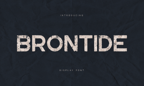 Brontide Font - Featured Image