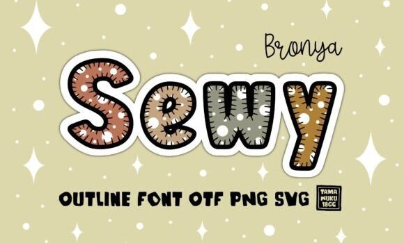 Bronya Sewy Font Fonts Free Download Bronya Sewy Font - Featured Image