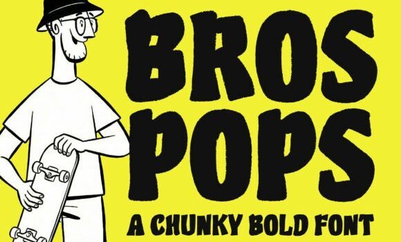 Bros Pops Font Fonts Free Download Bros Pops Font - Featured Image