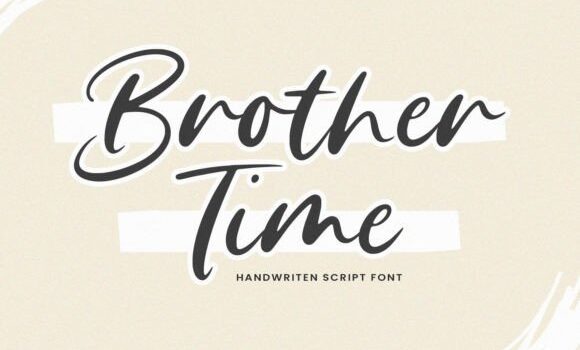 Brother Time Font Fonts Free Download Brother Time Font - Featured Image