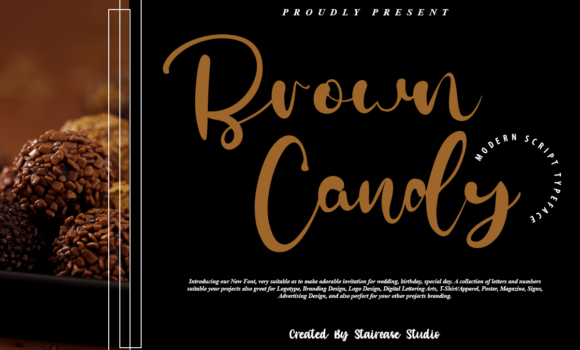 Brown Candy Font - Featured Image