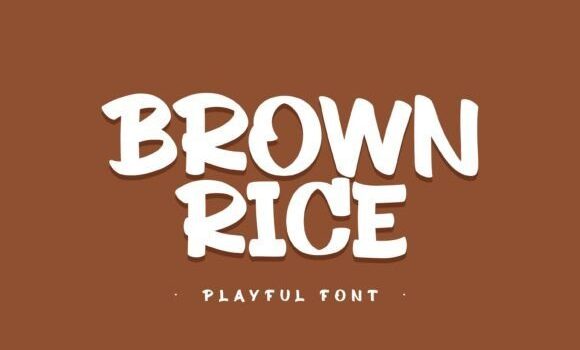 Brown Rice Font - Featured Image