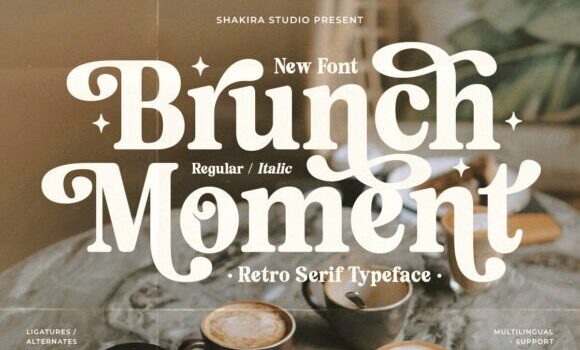 Brunch Moment Font Fonts Free Download Brunch Moment Font - Featured Image