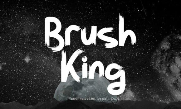 Brush King Font - Featured Image