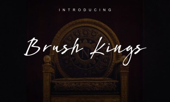 Brush Kings Font - Featured Image