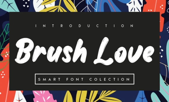 Brush Love Font - Featured Image
