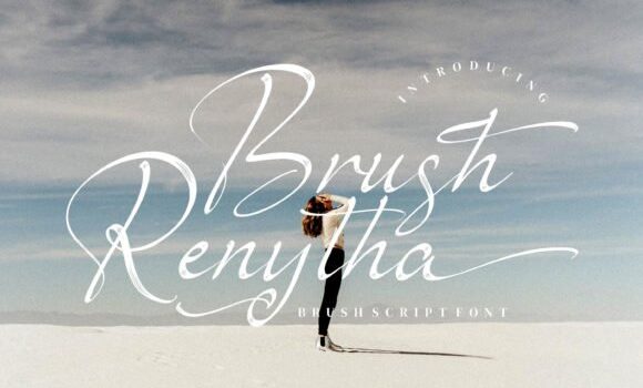 Brush Renytha Font - Featured Image