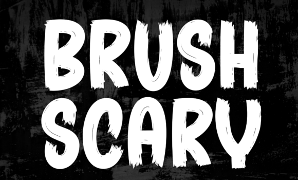 Brush Scary Font Fonts Free Download Brush Scary Font - Featured Image