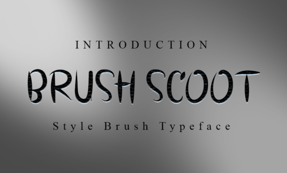 Brush Scoot Font - Featured Image