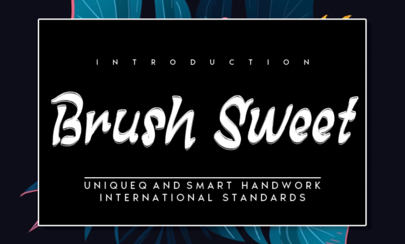 Brush Sweet Font - Featured Image