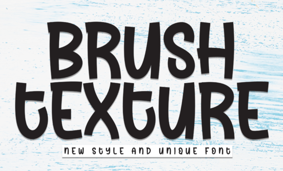 Brush Texture Font - Featured Image