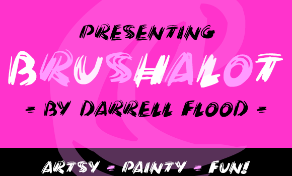 Brushalot Font - Featured Image