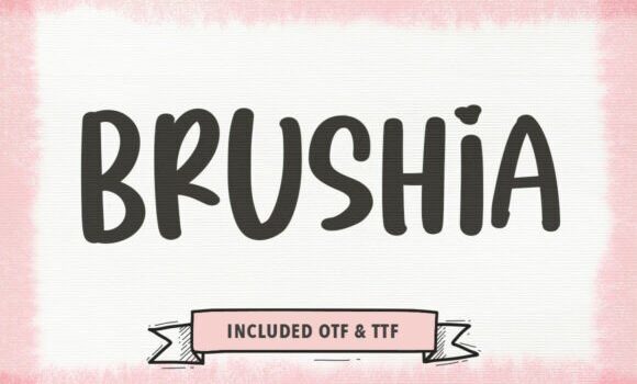 Brushia Font Fonts Free Download Brushia Font - Featured Image