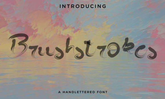 Brushstrokes Font - Featured Image