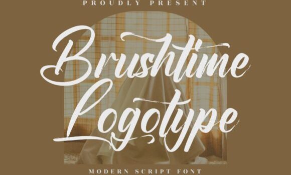 Brushtime Logotype Font - Featured Image
