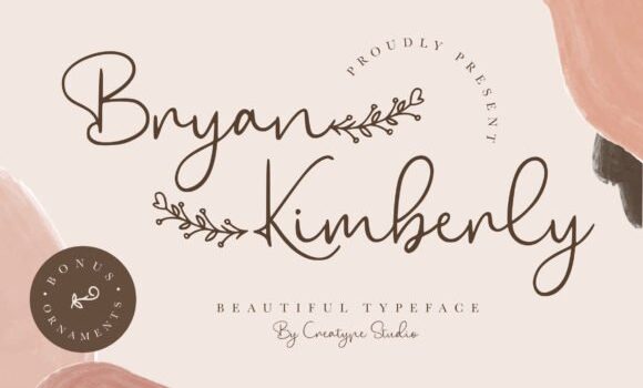 Bryan Kimberly Font - Featured Image