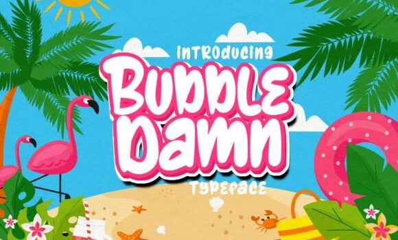 BubbleDamn Font Fonts Free Download BubbleDamn Font - Featured Image