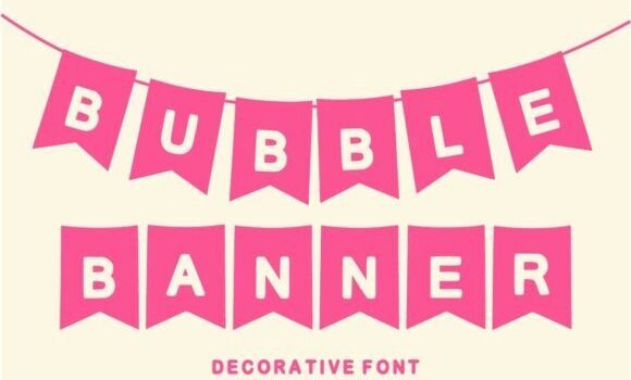 Bubble Banner Font - Featured Image