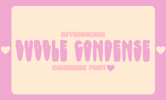 Bubble Condense Font Fonts Free Download Bubble Condense Font - Featured Image