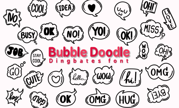 Bubble Doodle Font - Featured Image