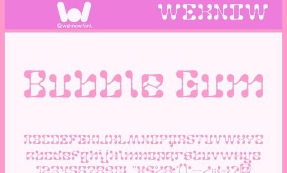 Bubble Gum Font - Featured Image