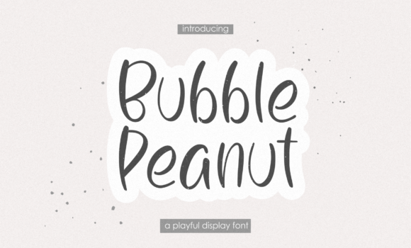 Bubble Peanut Font Fonts Free Download Bubble Peanut Font - Featured Image