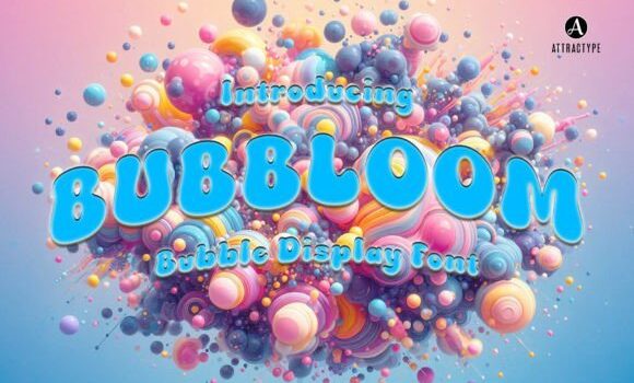 Bubbloom Font - Featured Image