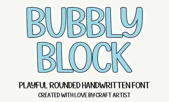 Bubbly Block Font Fonts Free Download Bubbly Block Font - Featured Image