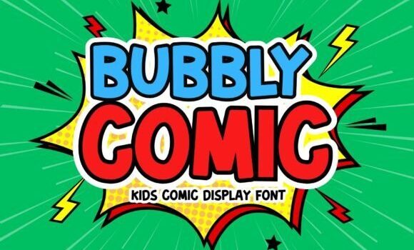 Bubbly Comic Font - Featured Image