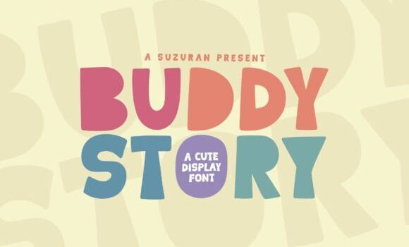 Buddy Story Font Fonts Free Download Buddy Story Font - Featured Image