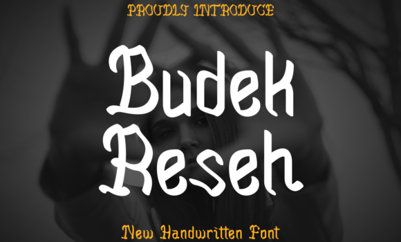 Budek Reseh Font - Featured Image