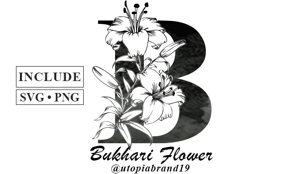 Bukhari Flower Monogram Font - Featured Image