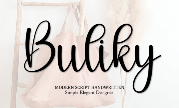 Buliky Font - Featured Image