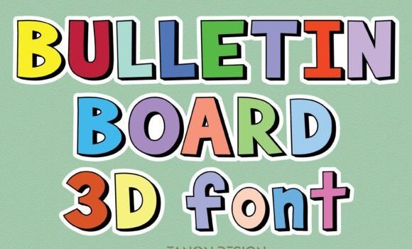 Bulletin Board Font Fonts Free Download Bulletin Board Font - Featured Image