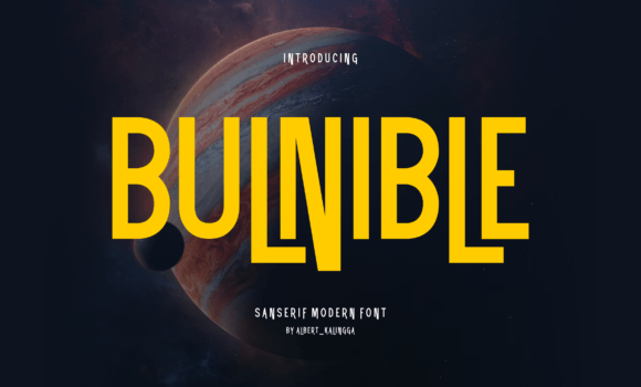 Bulnible Font - Featured Image
