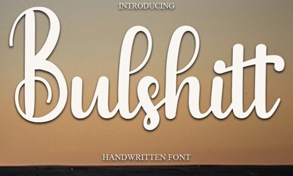 Bulshitt Font - Featured Image