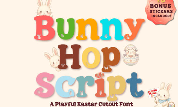 Bunny Hop Script Font - Featured Image