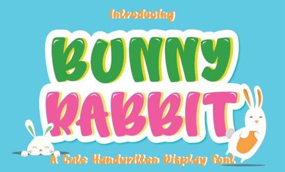 Bunny Rabbit Font - Featured Image