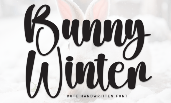 Bunny Winter Font - Featured Image