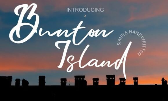 Bunton Island Font - Featured Image
