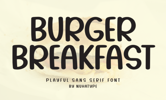 Burger Breakfast Font Fonts Free Download Burger Breakfast Font - Featured Image