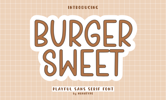 Burger Sweet Font - Featured Image