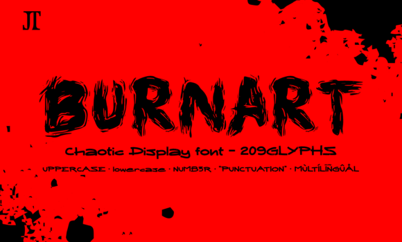 Burnart Font - Featured Image
