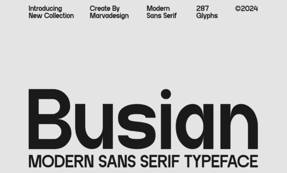 Busian Font Fonts Free Download Busian Font - Featured Image