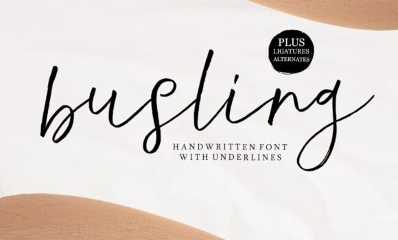 Busling Font - Featured Image