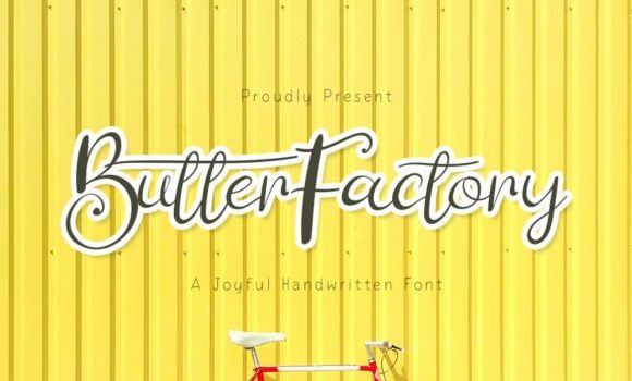 Butter Factory Font Fonts Free Download Butter Factory Font - Featured Image