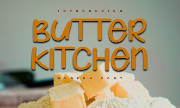 Butter Kitchen Font - Featured Image