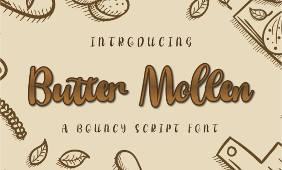 Butter Mollen Font - Featured Image